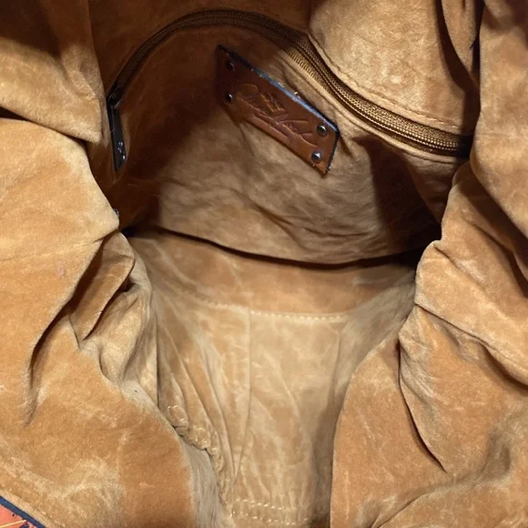 Patricia Nash Suede & Leather Colorblock Bag - Picture 12 of 16